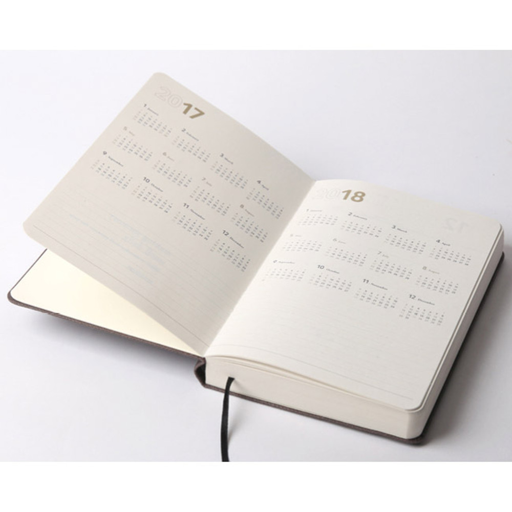 Yearly plan - 2017 Byfulldesign Making memory small dated daily planner