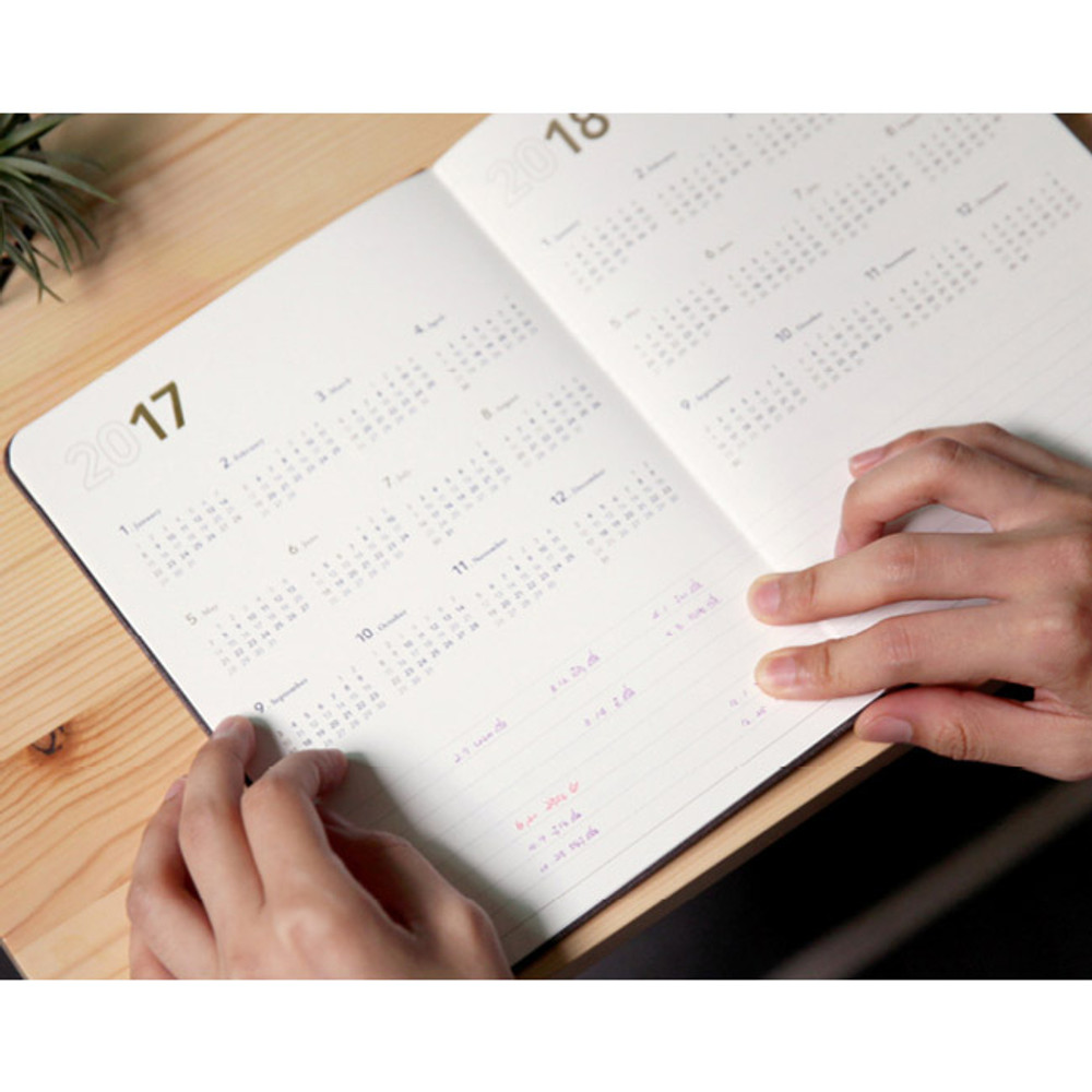 Yeraly plan - 2017 Byfulldesign Making memory large dated weekly planner