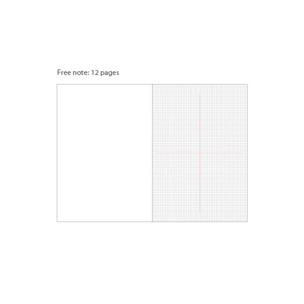 Free note - 2017 Dash and Dot Wish dated weekly diary
