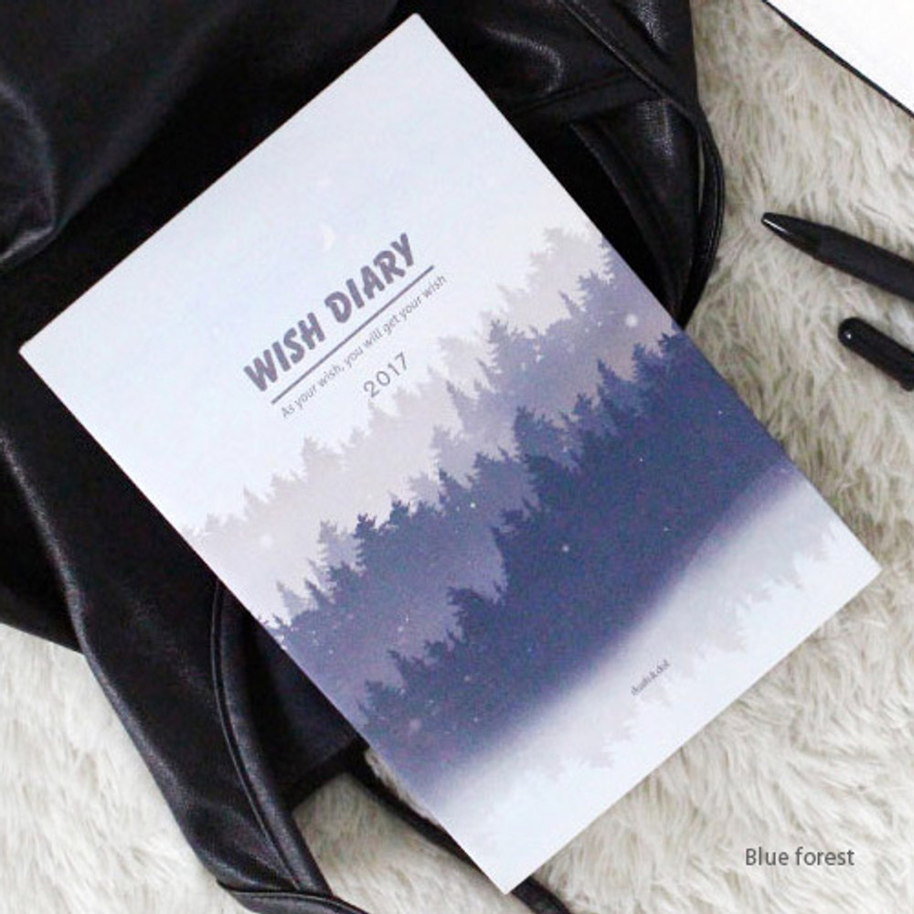 Blue forest - 2017 Dash and Dot Wish dated weekly diary