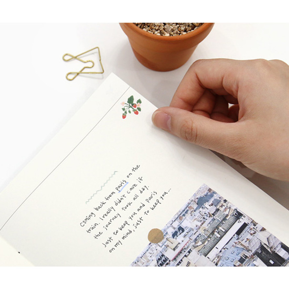 Free note - Mellow pattern undated diary 