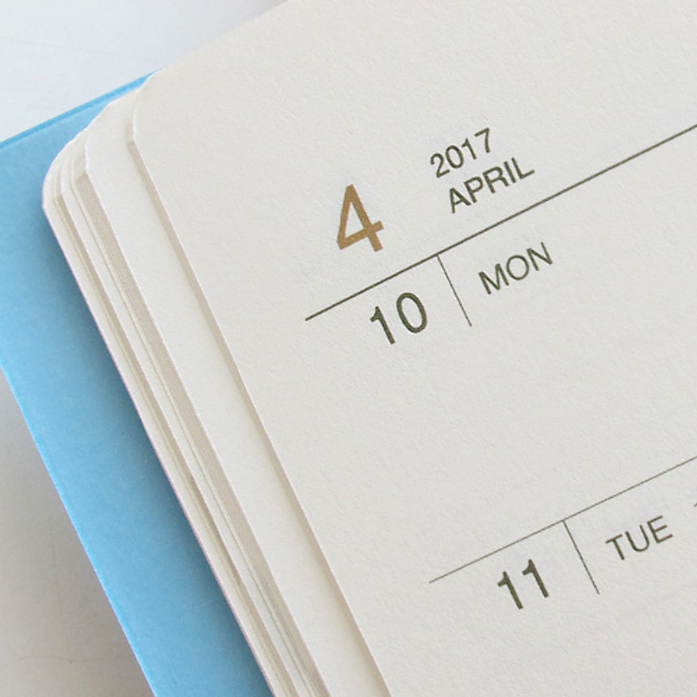 Detail of Record medium weekly dated planner