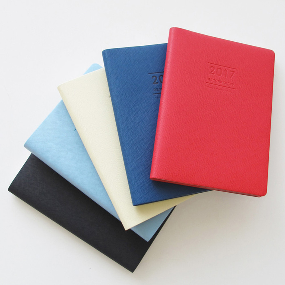 Record medium weekly dated planner