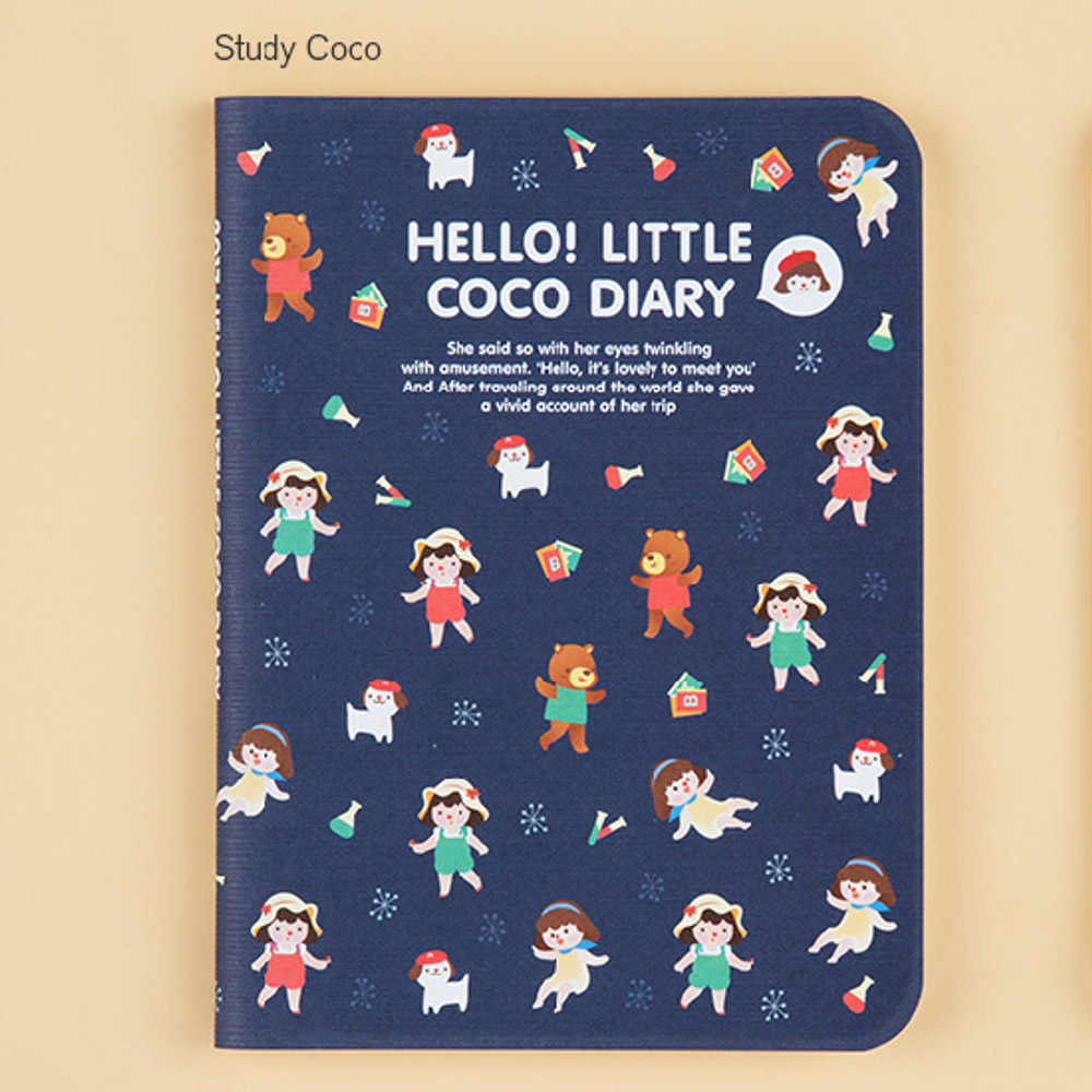 Study coco - 2017 Hello little coco monthly dated diary 