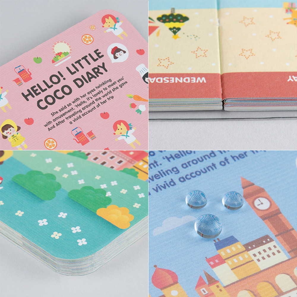Detail of 2017 Hello little coco monthly dated diary 