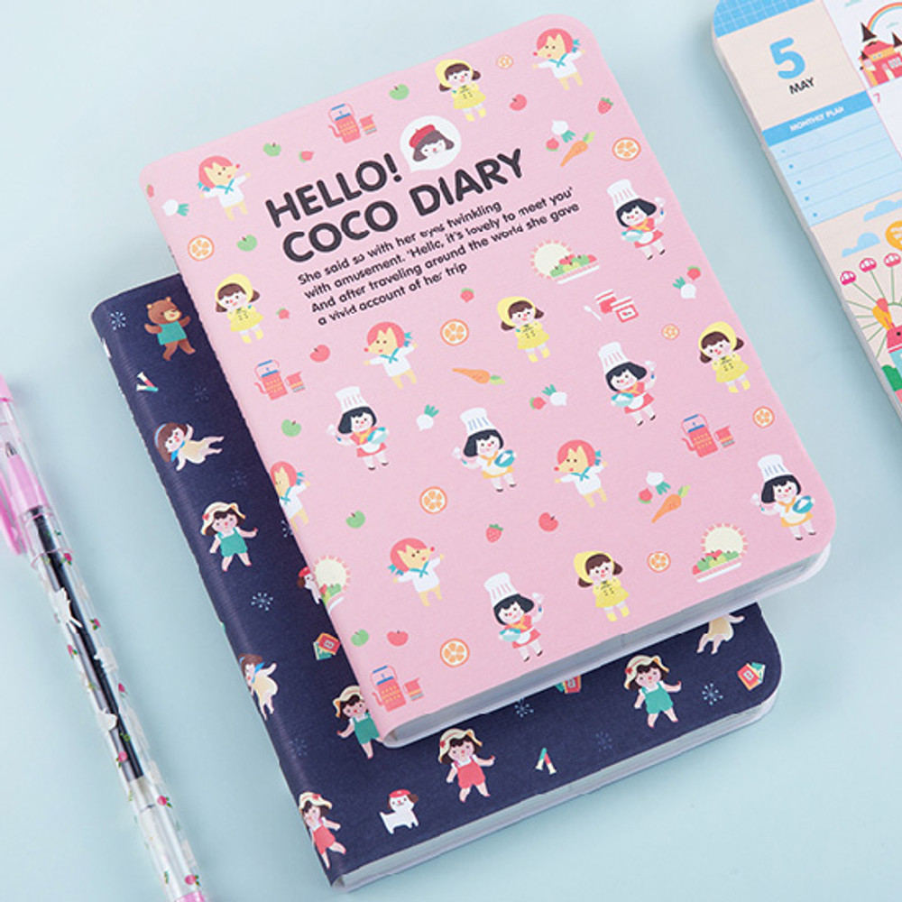 2017 Hello coco weekly dated diary 