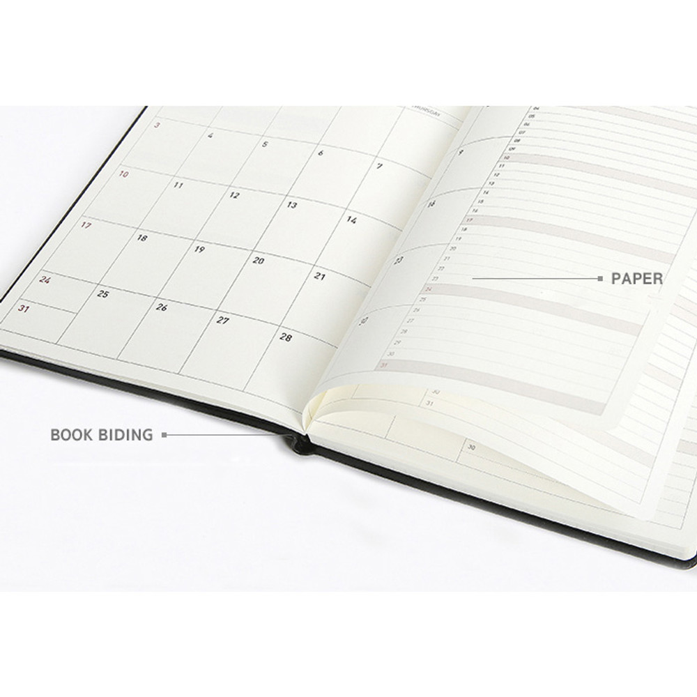 2017 Appointment A5 dated monthly planner