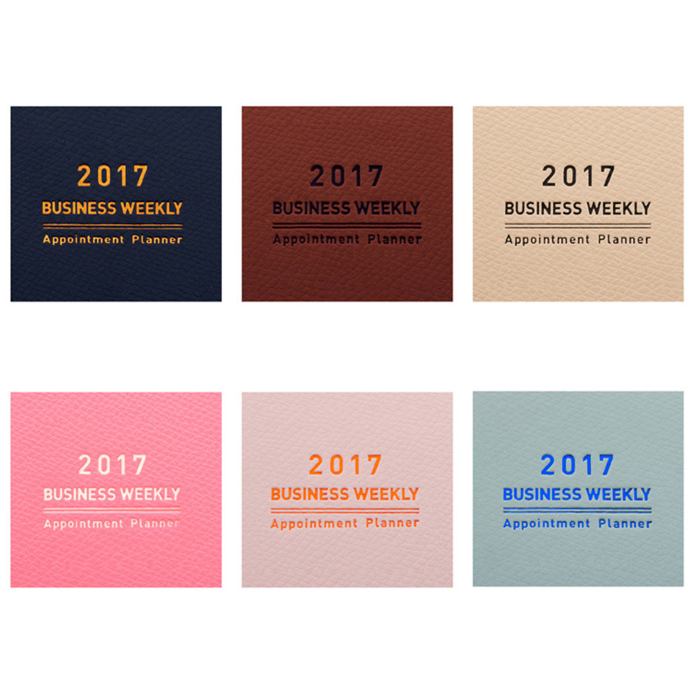 2017 Appointment A5 dated monthly planner