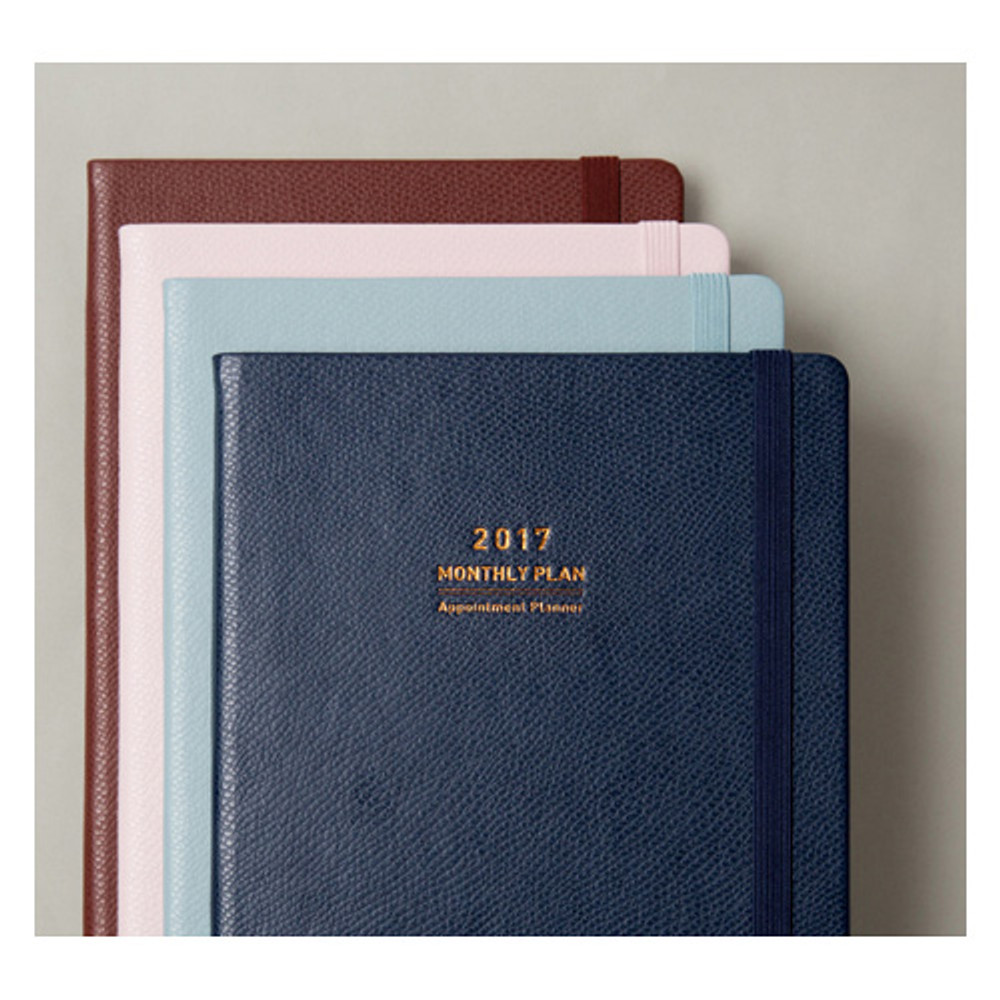 2017 Appointment A5 dated monthly planner