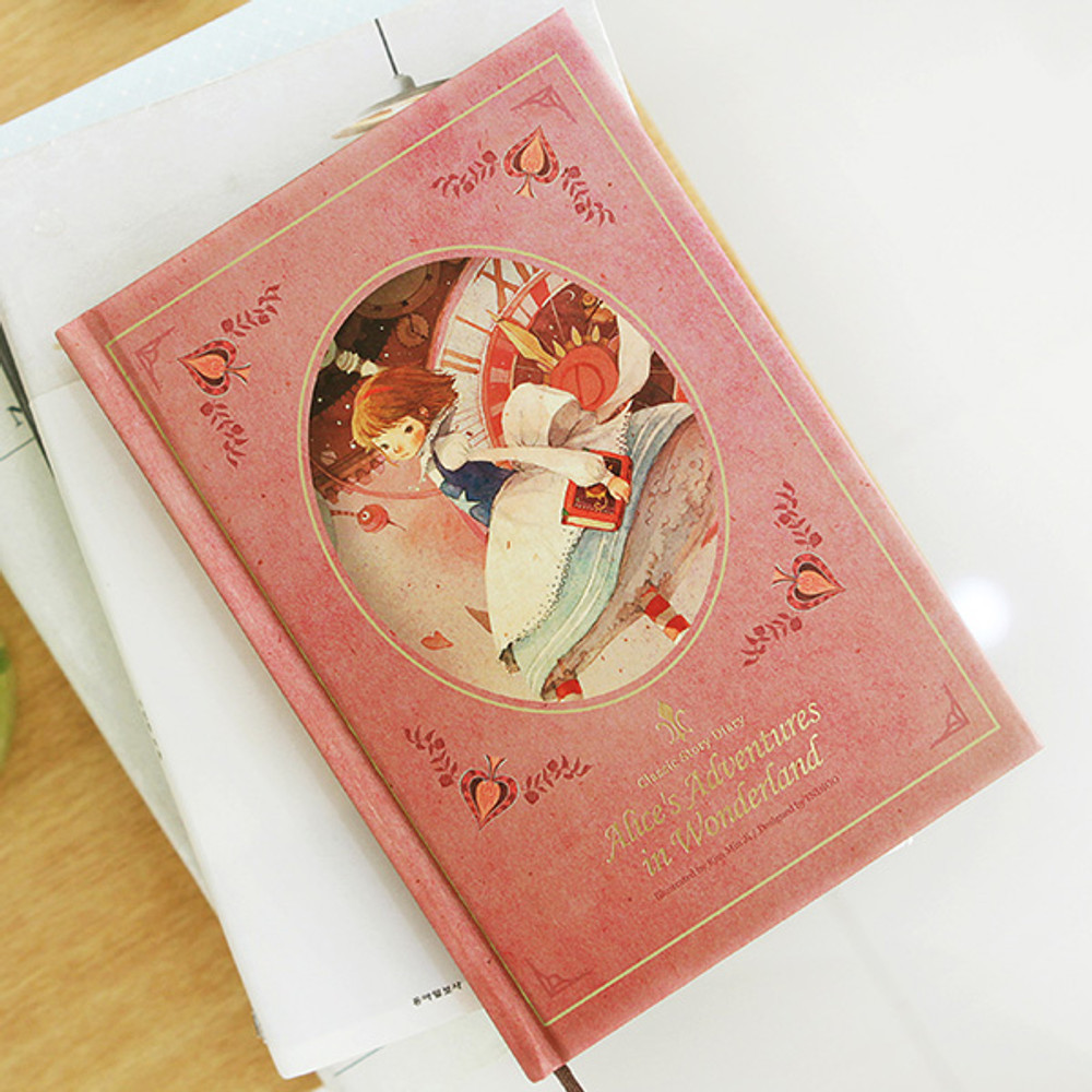 Alice's adventures in wonderland undated diary
