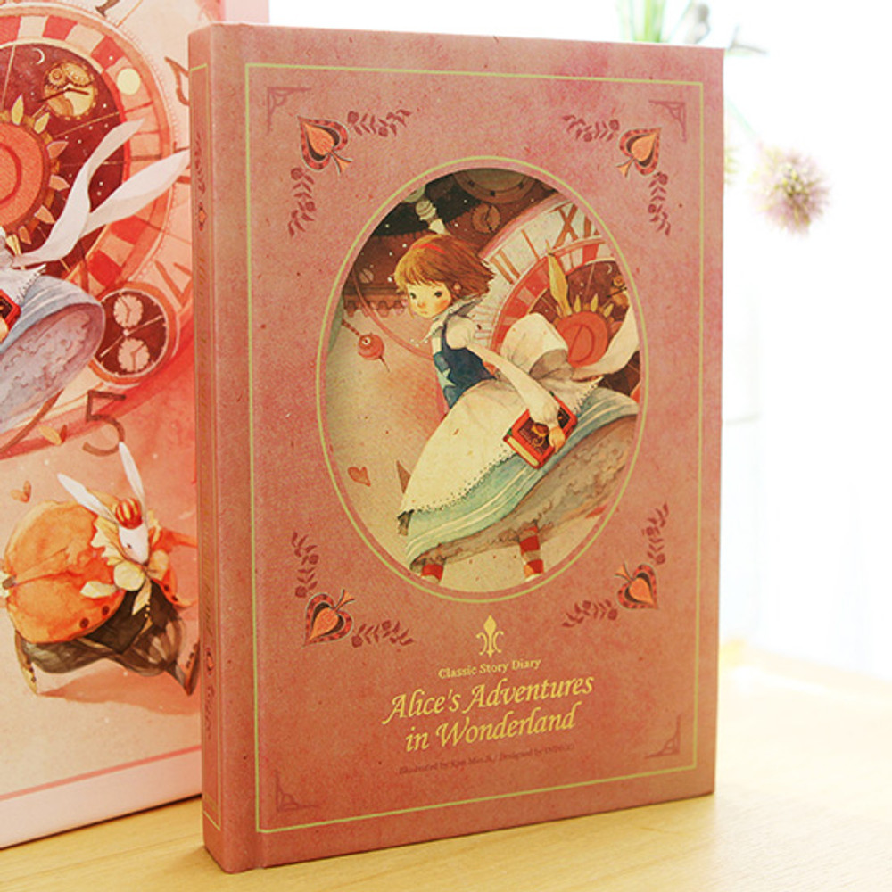 Alice's adventures in wonderland undated diary