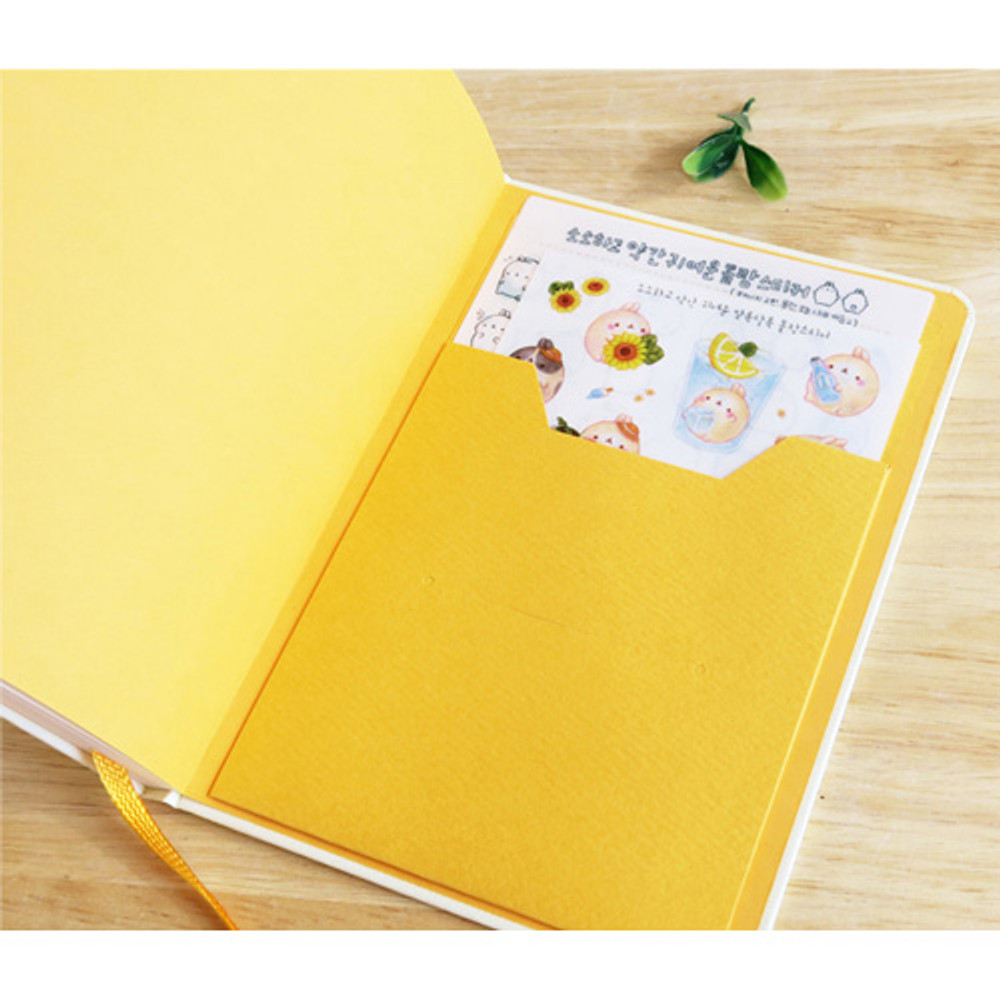 Additional storage room - Molang weekly undated diary scheduler 