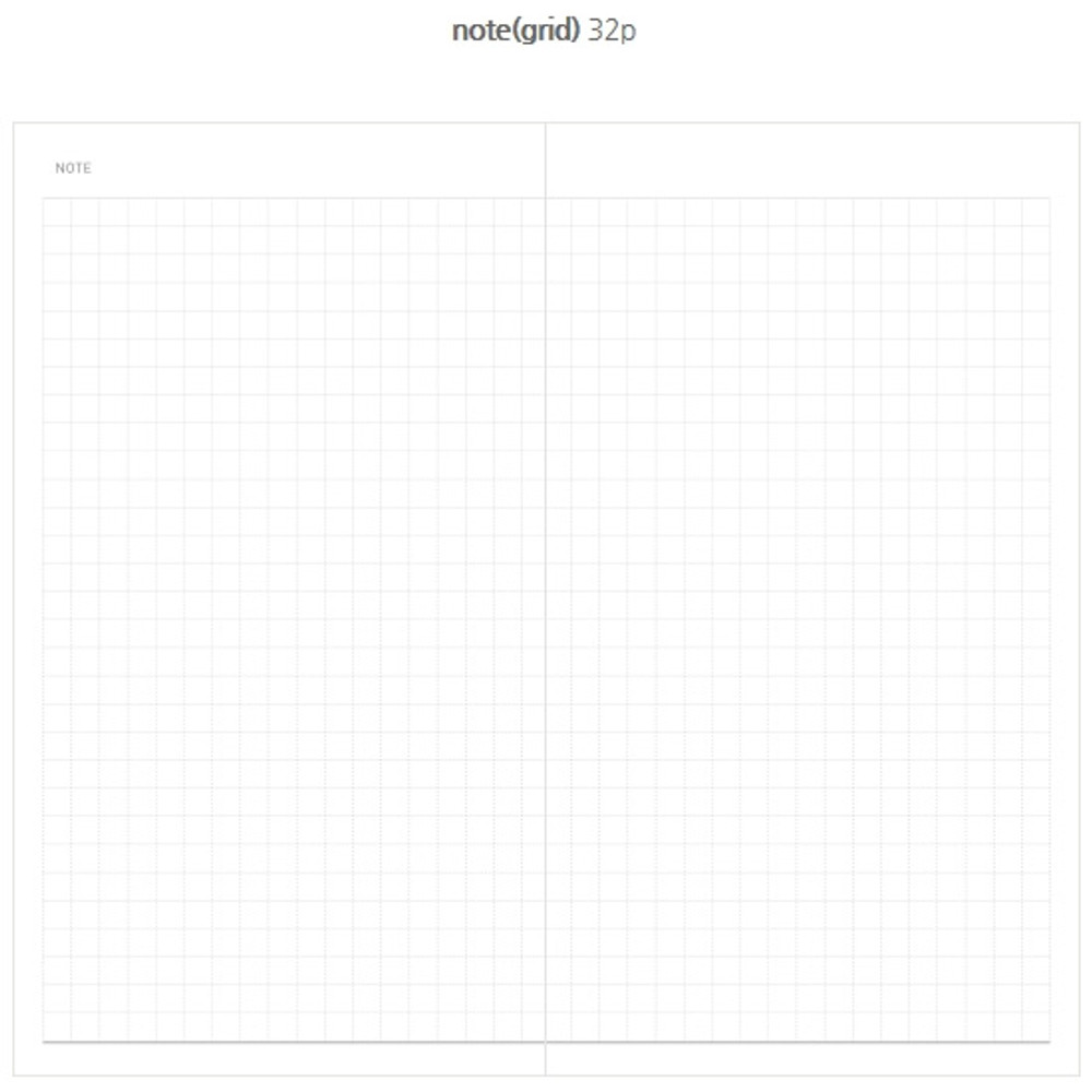 Grid note - Dailylike Daily log monthly dated diary scheduler