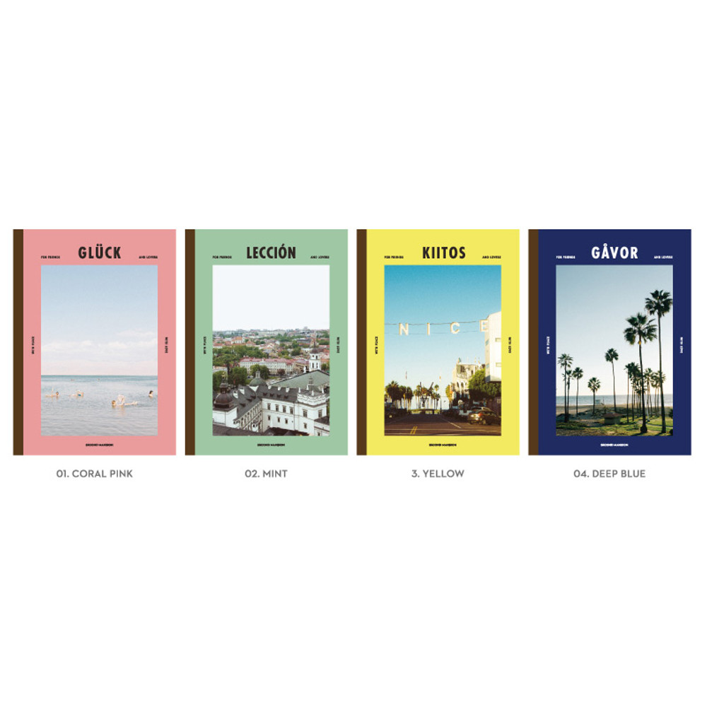 Option of Colorful B5 size grid-lined class notebook