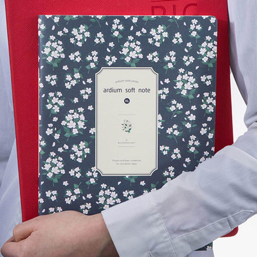 Colorful pattern xlarge soft lined notebook 