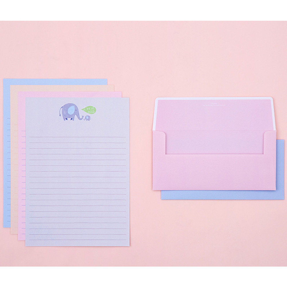 Cutie letter paper and envelope set