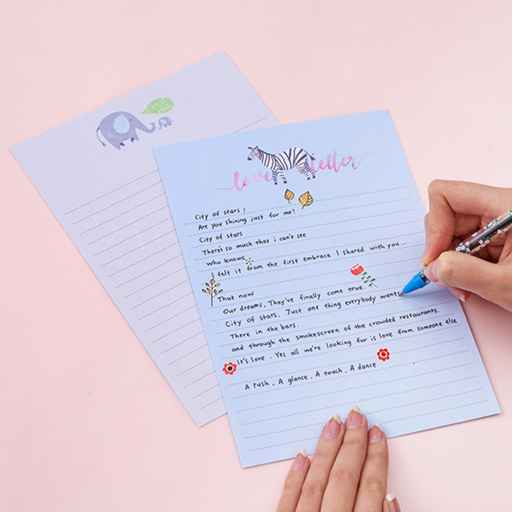 Cutie letter paper and envelope set