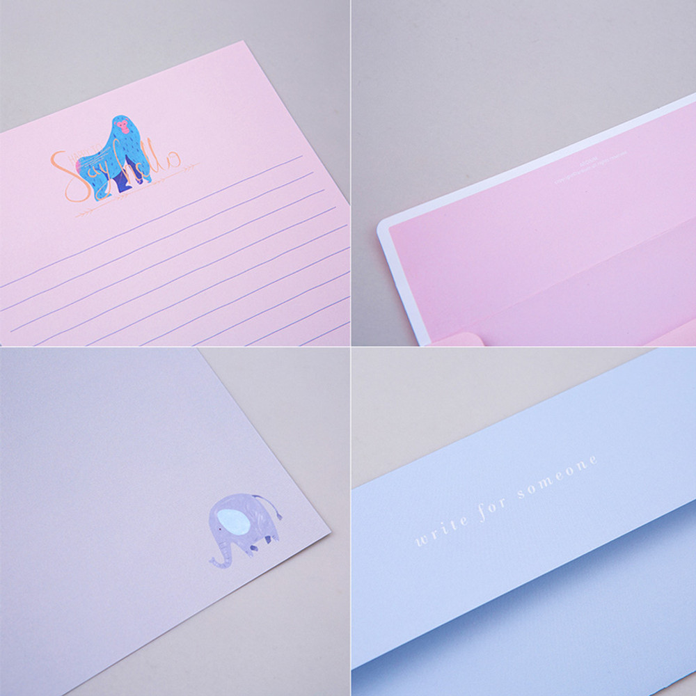 Cutie letter paper and envelope set