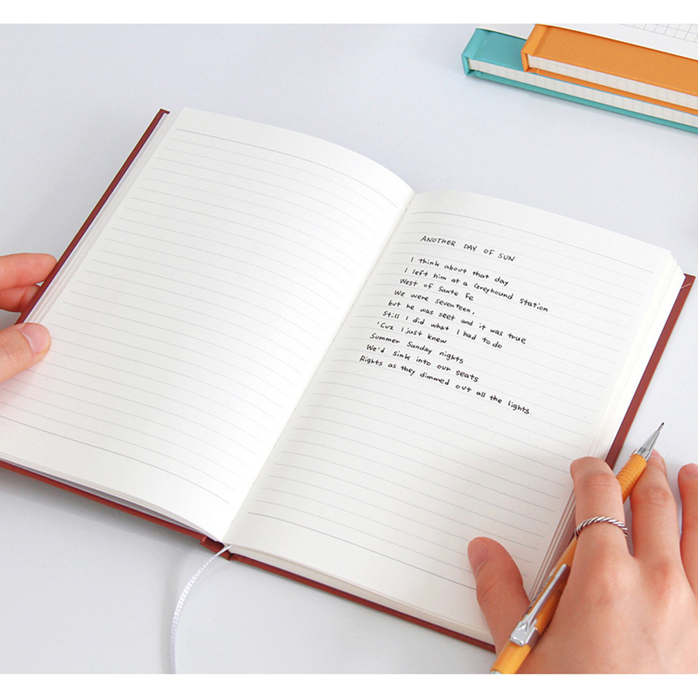 Lined note - Prism classic 160 pages lined grid notebook