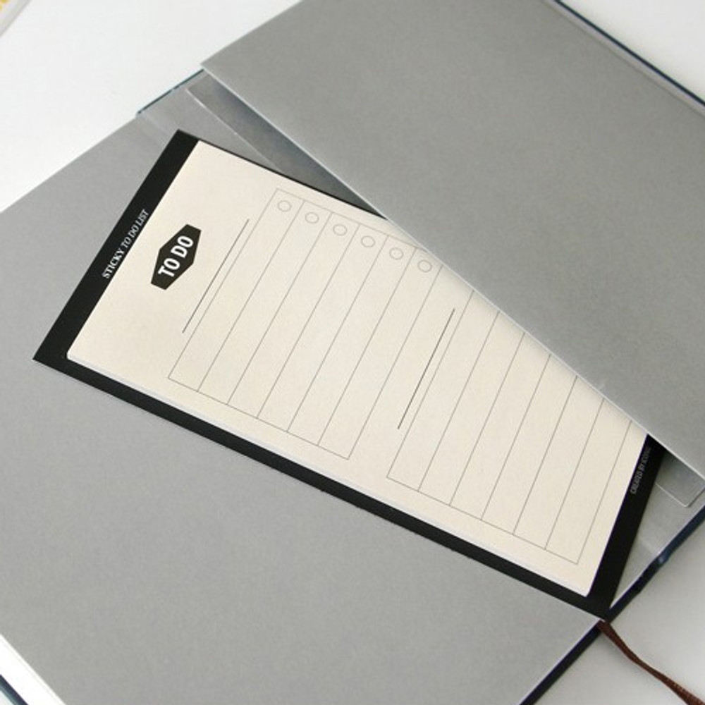 Yellow - Simple to do list sticky notepad