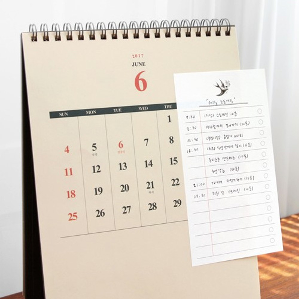 White - Simple to do list sticky notepad