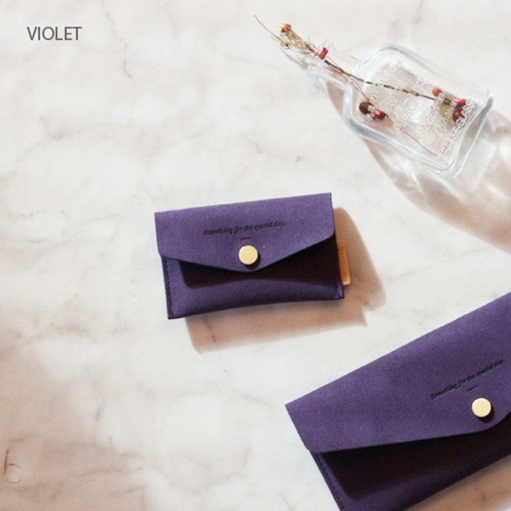 Violet - Wanna be chamude flat pocket card case