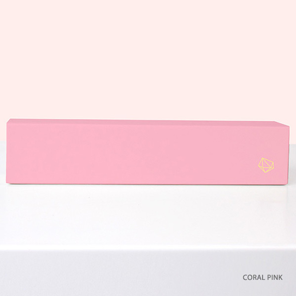 Coral pink - Lapis spring edition paper pen case box