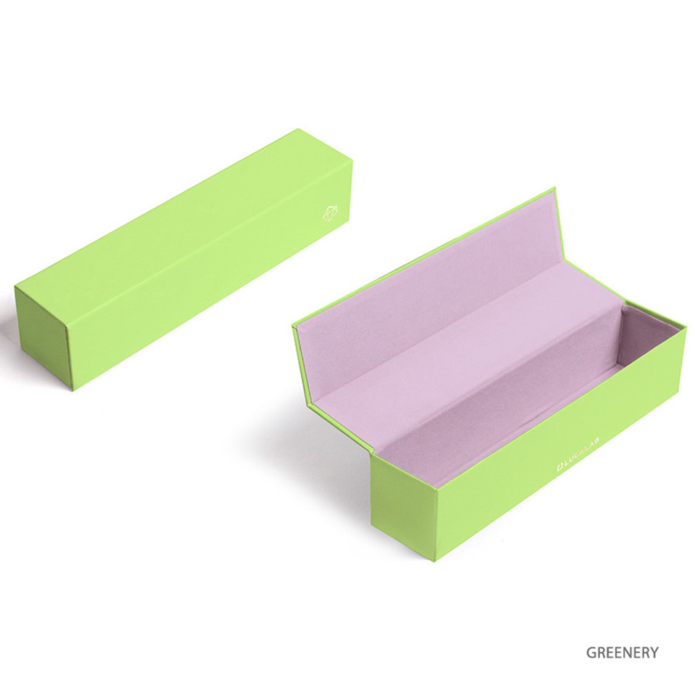 Greenery - Lapis spring edition paper leather pen case box