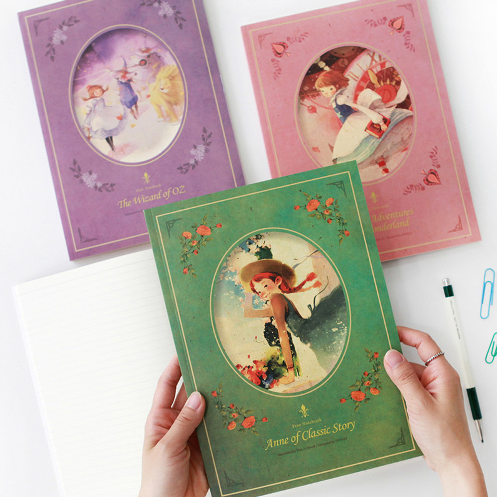 Classic story free lined notebook