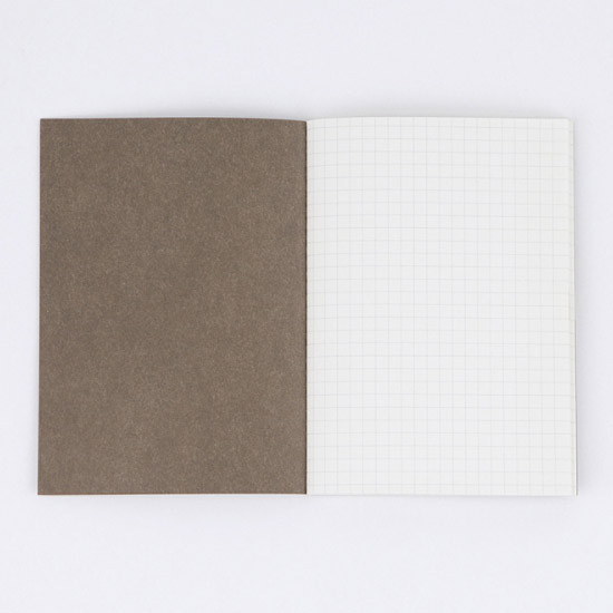 SOSOMOONGOO Forest sewn bound A6 grid notebook - fallindesign
