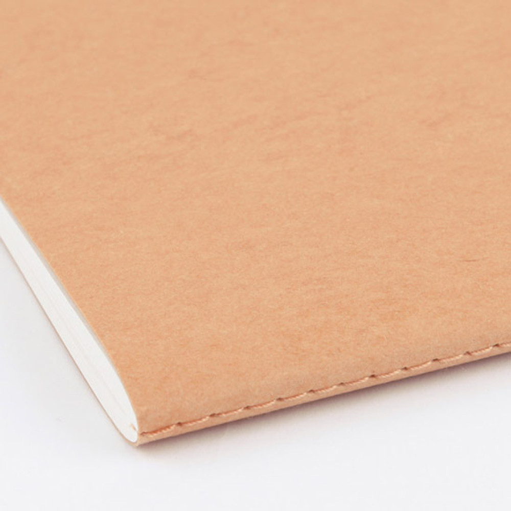 Detail of Earth sewn bound B5 lined notebook