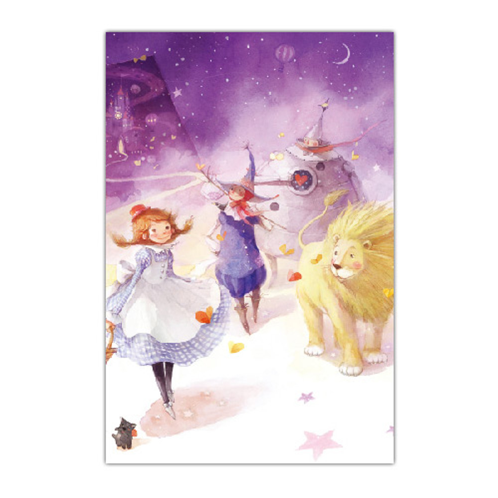 The wizard of OZ 108 piece jigsaw puzzle - Purple 