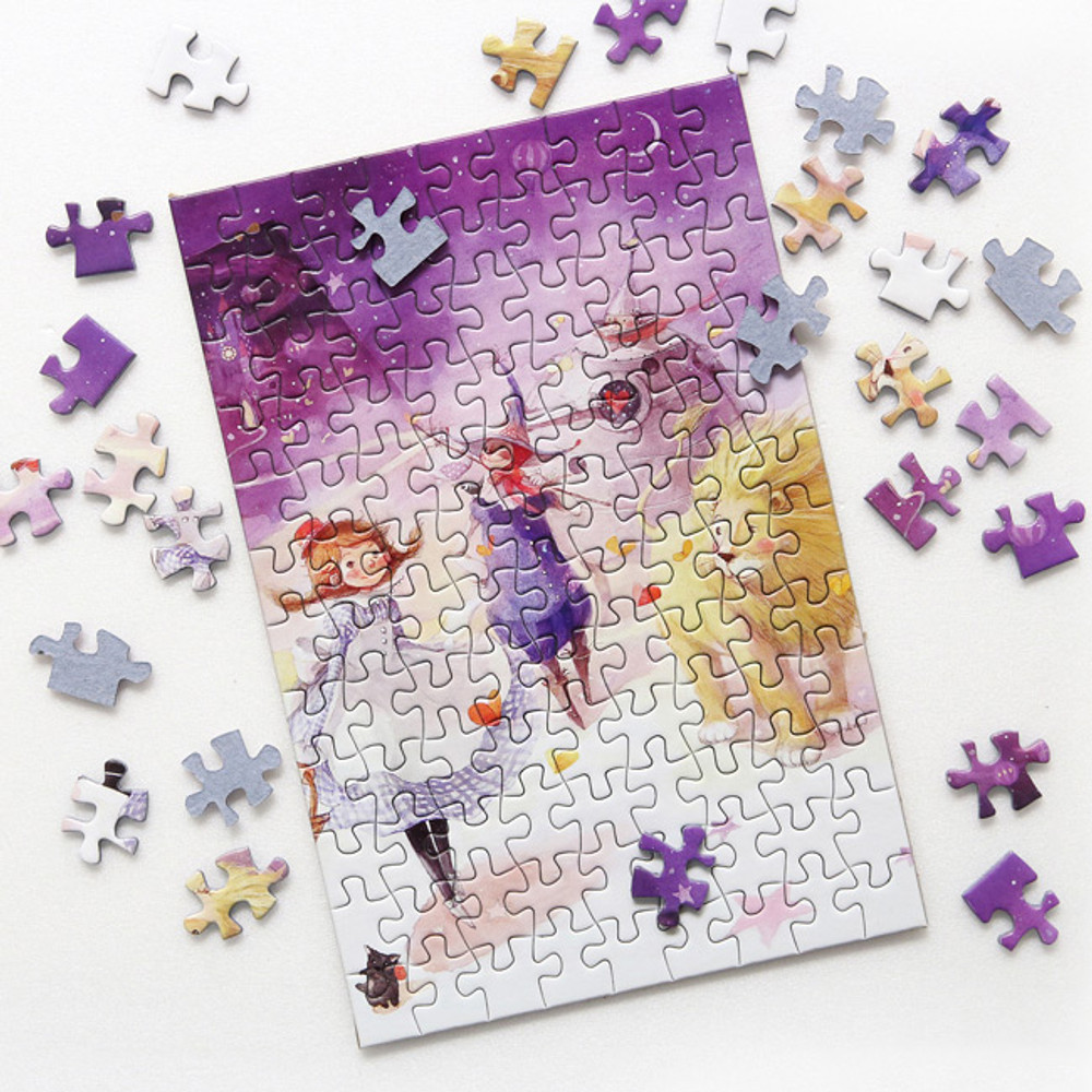 The wizard of OZ 108 piece jigsaw puzzle - Purple 