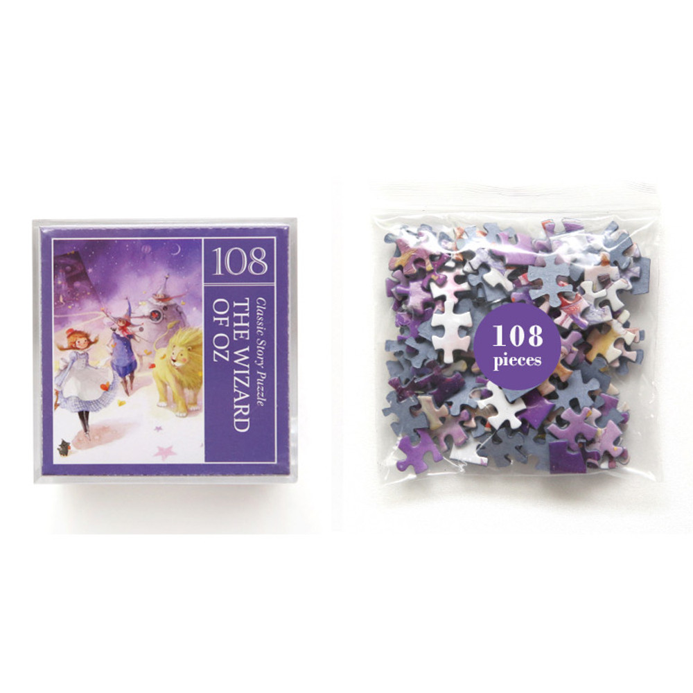 The wizard of OZ 108 piece jigsaw puzzle - Purple 