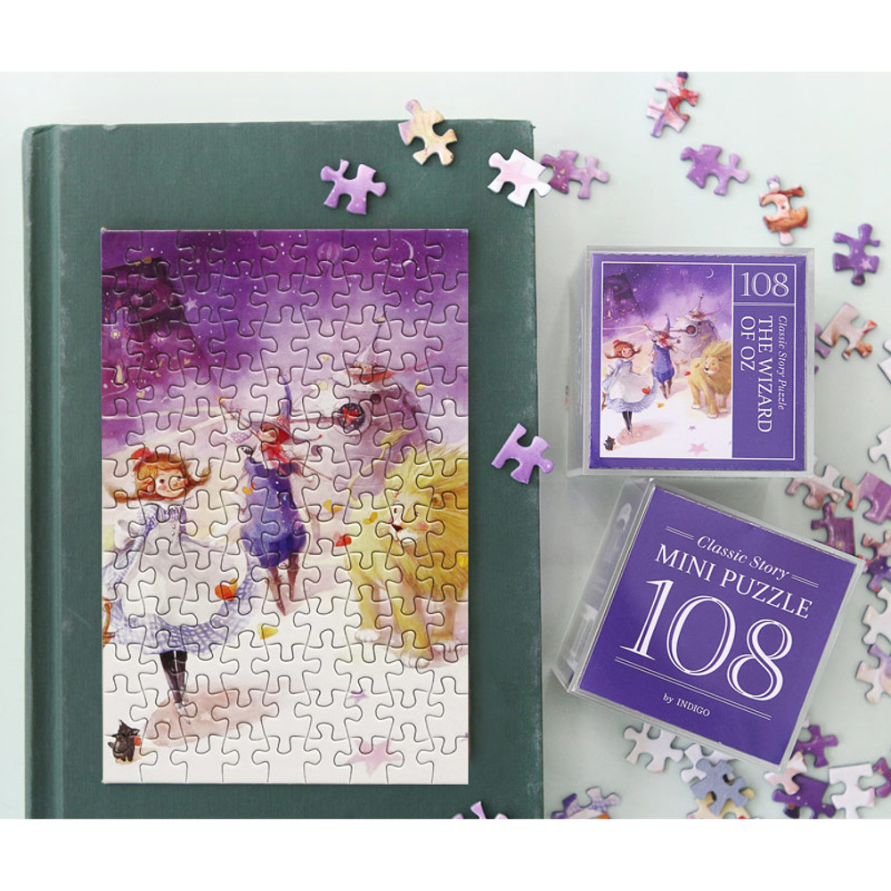 The wizard of OZ 108 piece jigsaw puzzle - Purple 