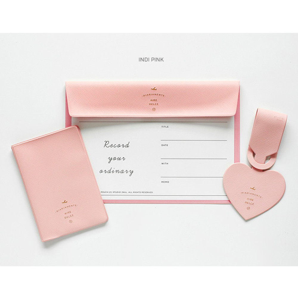 Indi pink - Aire delce travel essentials set