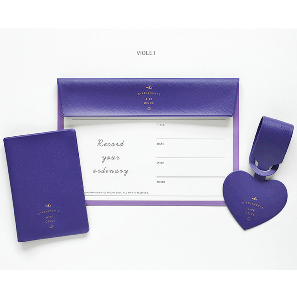 Violet - Aire delce travel essentials set