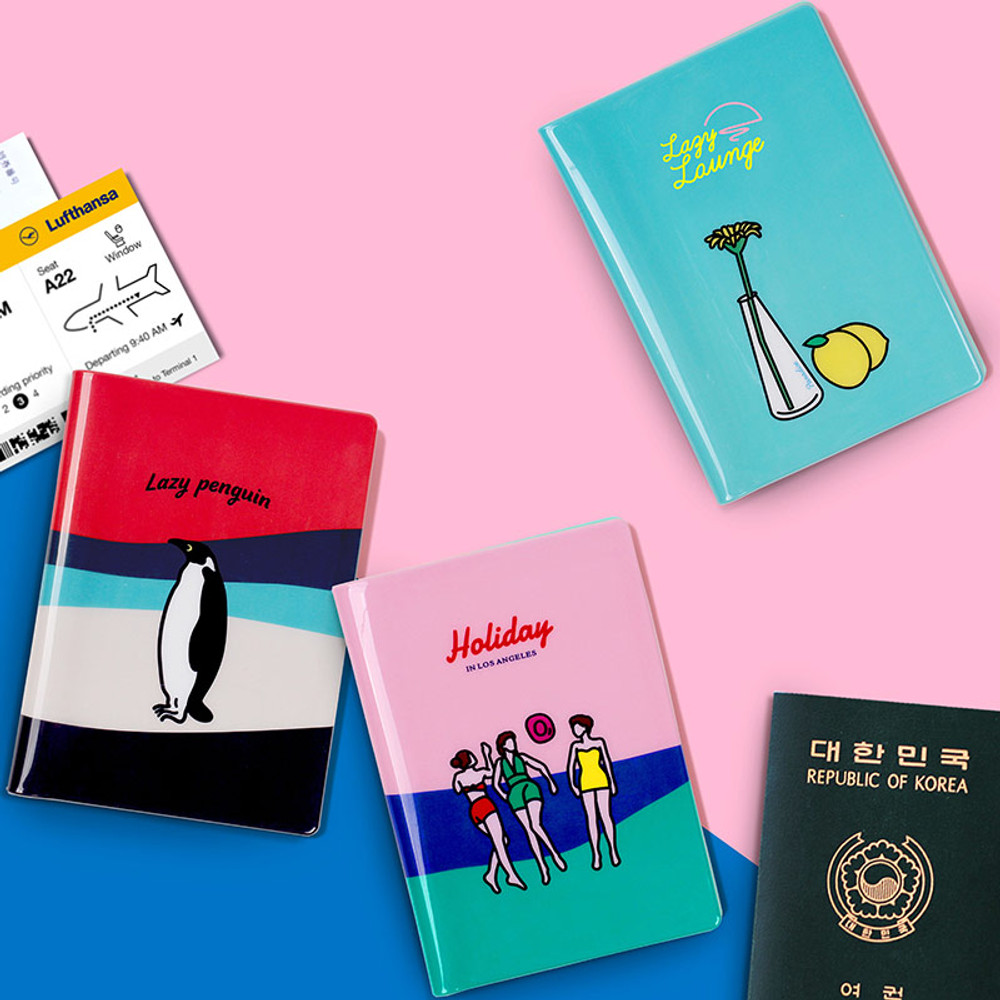 Lazy lounge RFID blocking passport case