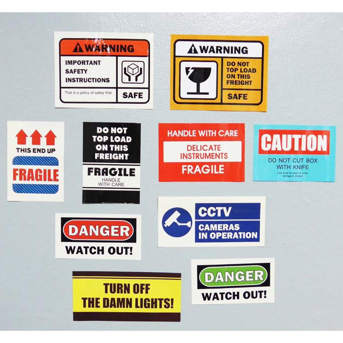UNIVERSAL CONDITION Decorative caution sticker