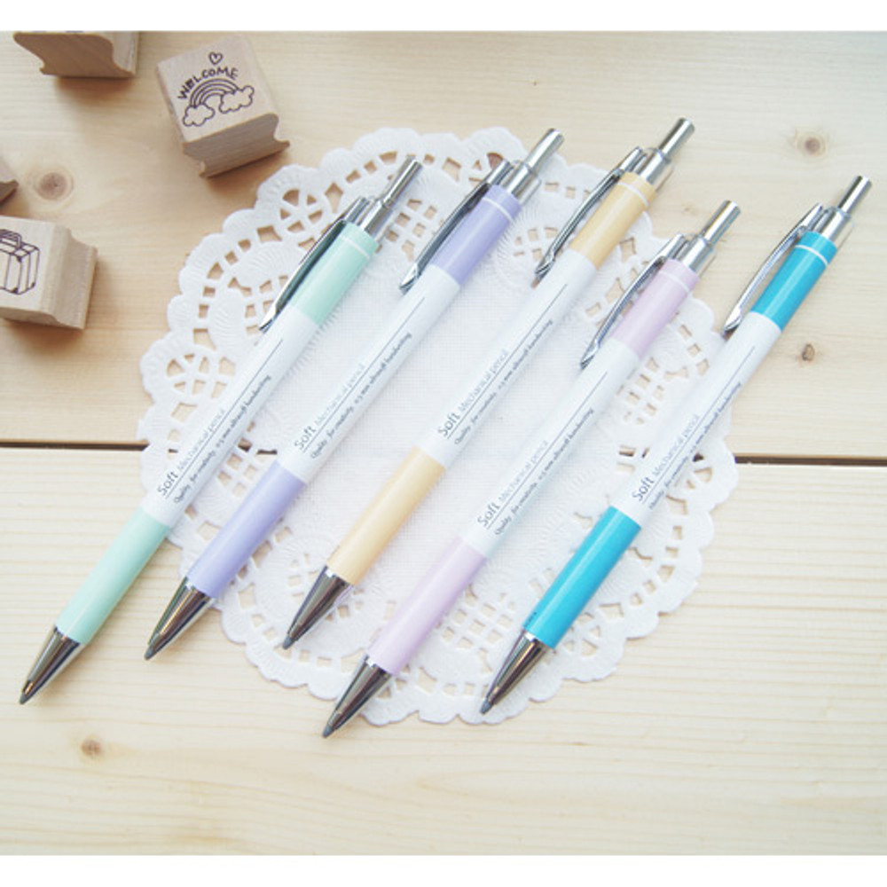 Hello Today Pastel soft 0.5mm sharp mechanical pencil - fallindesign