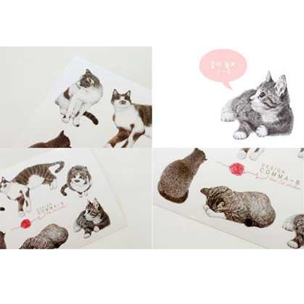 PLEPLE Love in Life paper deco sticker 2 sheets