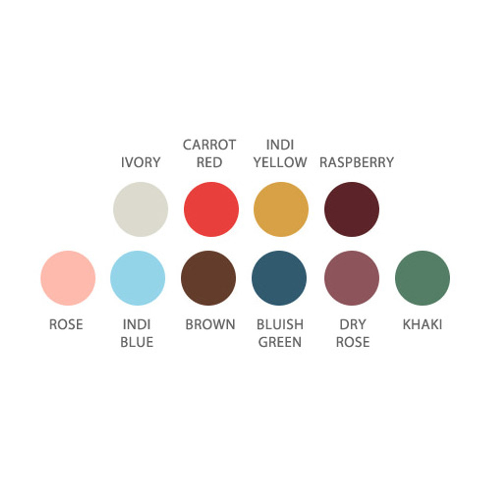Colors of 2018 Rainbow small dated diary