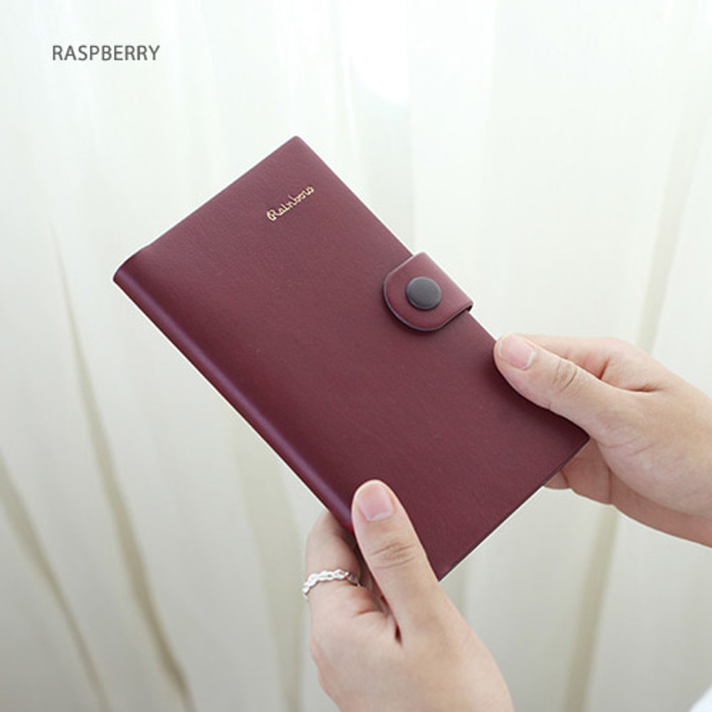 Raspberry - 2018 Rainbow small dated diary