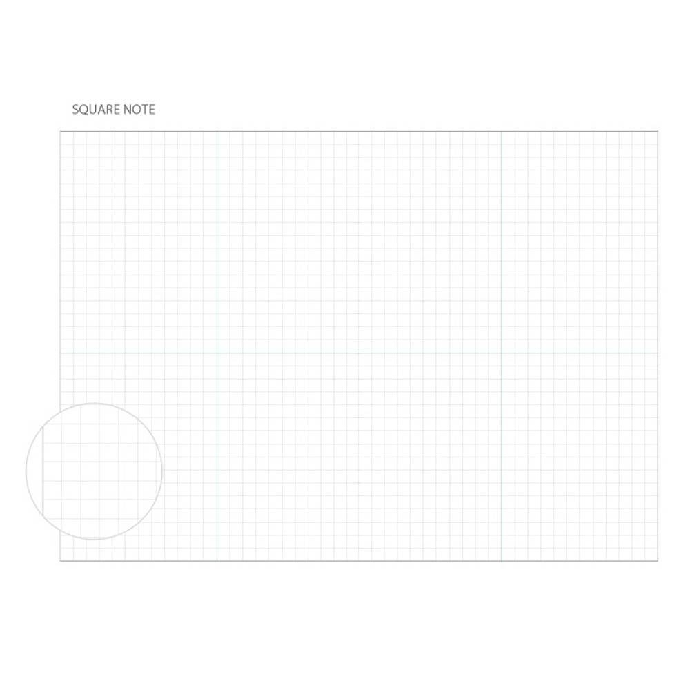 Square note - Mellow pattern undated weekly diary