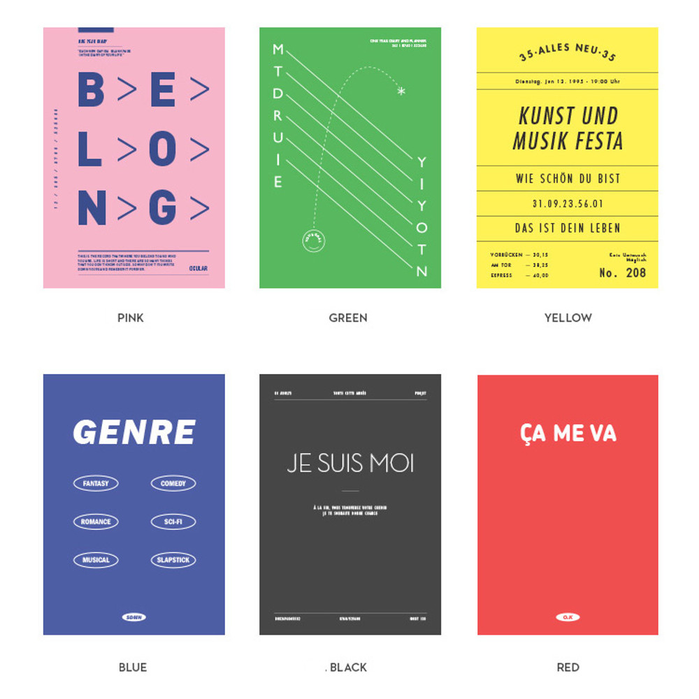 Even odds undated weekly diary scheduler