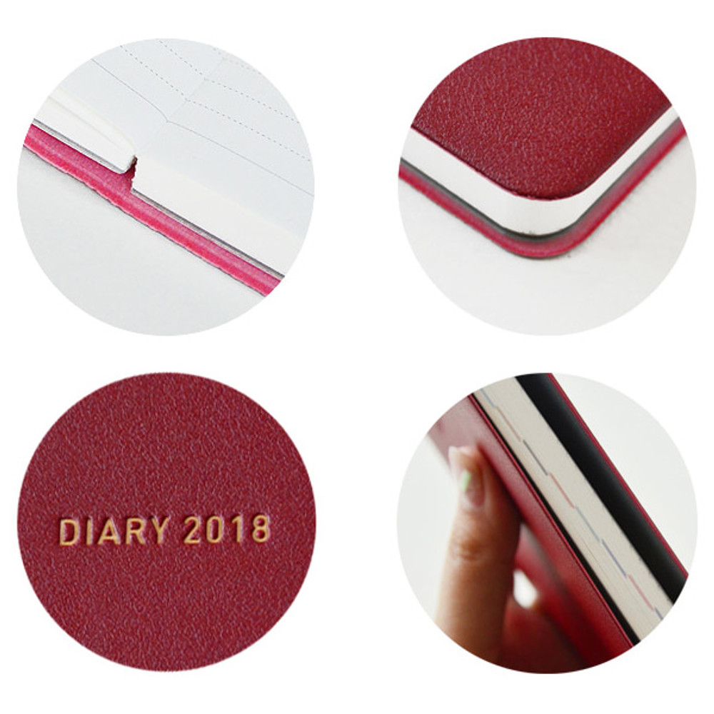 Detail of 2018 One fine day dated weekly small diary