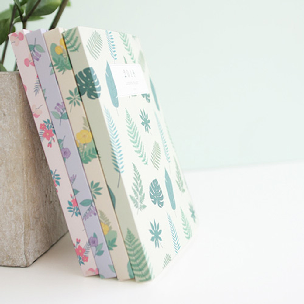 2018 Licoco flower pattern small dated weekly diary
