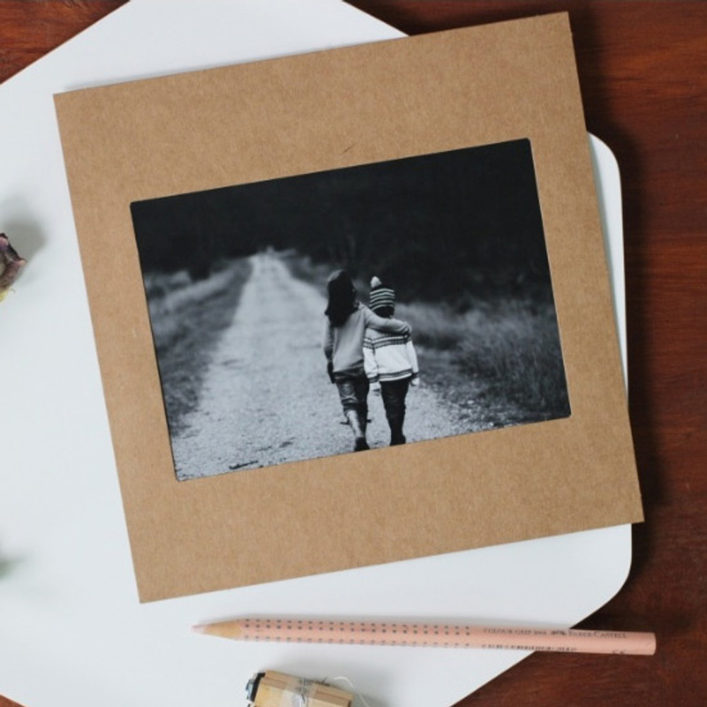 cardboard photoframe