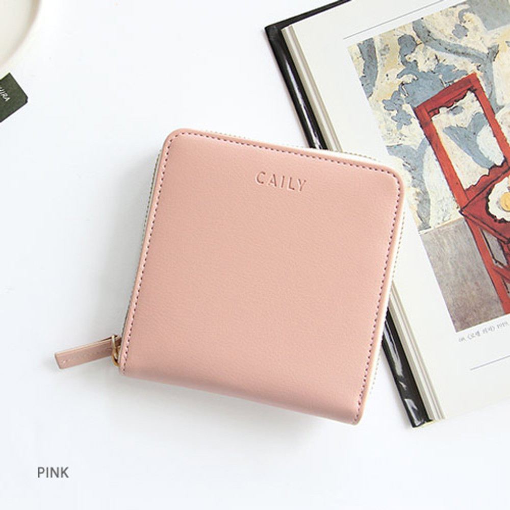 Gunmangzeung Caily zip around small wallet - fallindesign