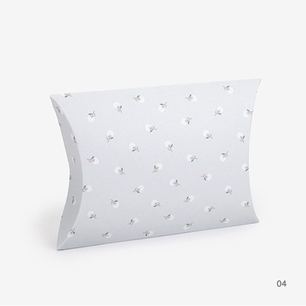 04 - For your heart pattern medium pillow paper gift box 